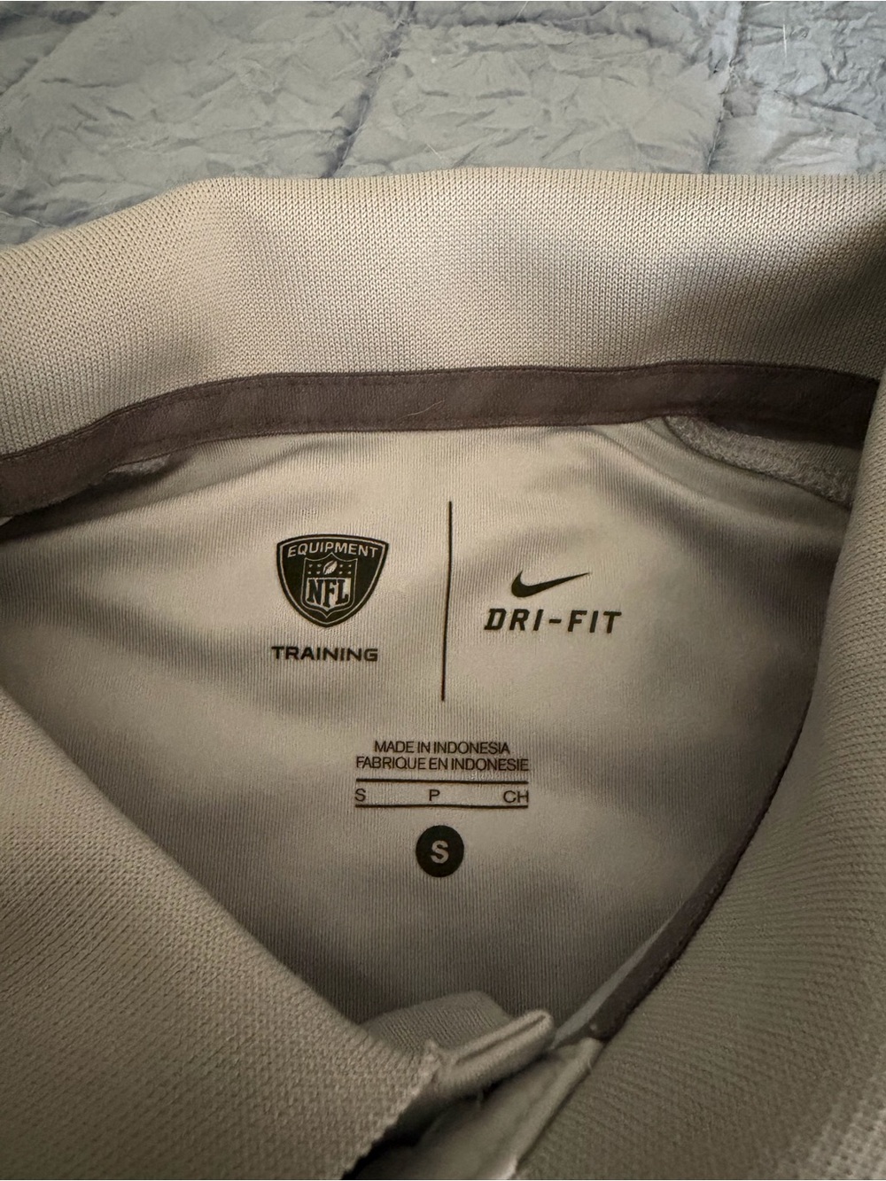 Nike Detroit Lions Sideline Elite Gray Golf Polo Men’s Small - Picture 4 of 4